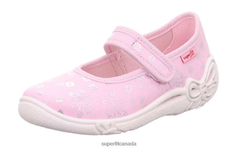 Superfit BELINDA - Slipper with Velcro Fastener Pink/Silver Slippers24FTT37