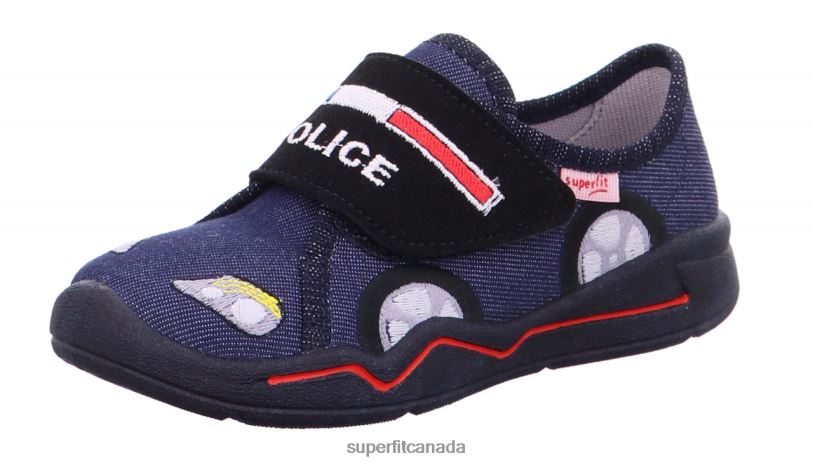 Superfit BENNY - Slipper with Velcro Fastener Blue Slippers24FTT103