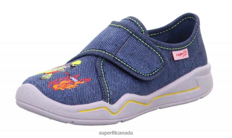Superfit BENNY - Slipper with Velcro Fastener Blue Slippers24FTT150