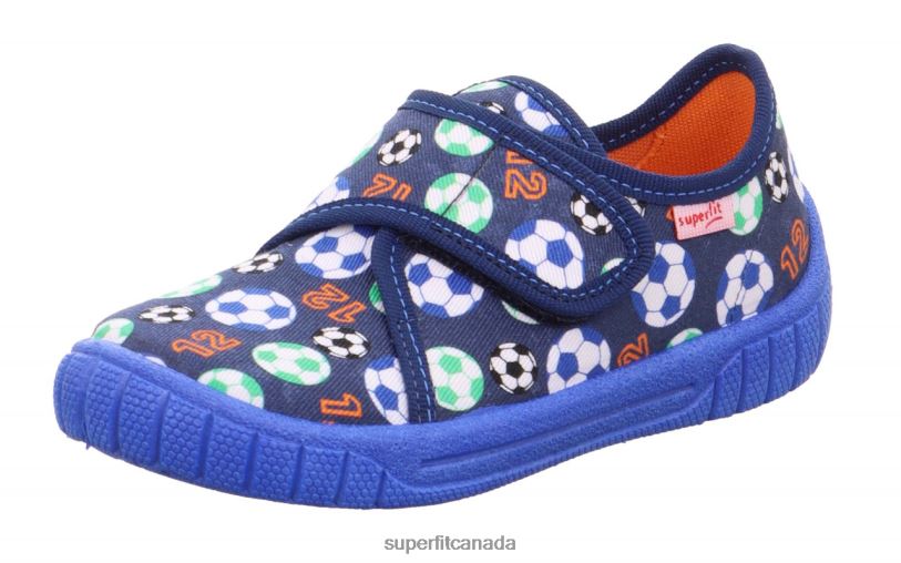 Superfit BILL - Slipper with Velcro Fastener Blue/Green Slippers24FTT141