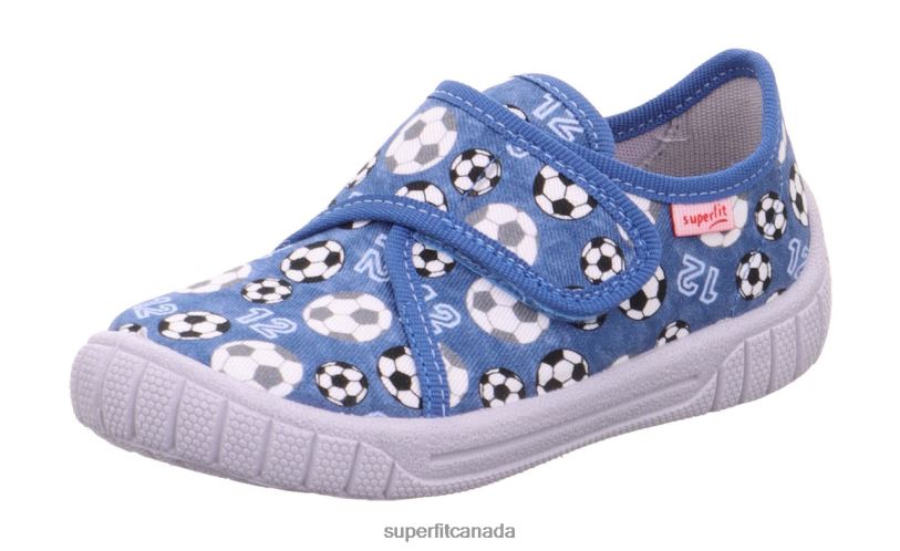 Superfit BILL - Slipper with Velcro Fastener Blue/Multicoloured Slippers24FTT116