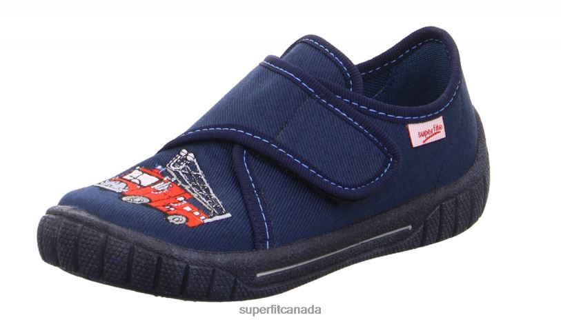 Superfit BILL - Slipper with Velcro Fastener Blue/Red Slippers24FTT57