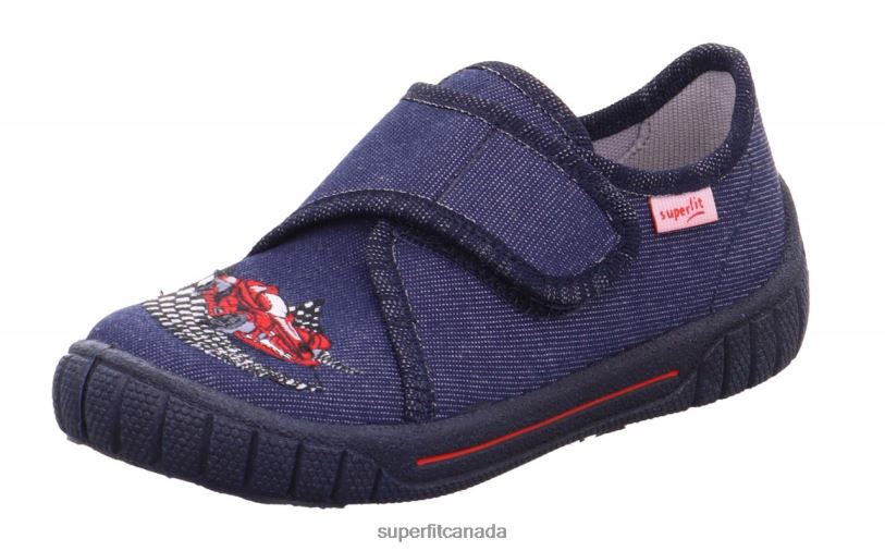 Superfit BILL - Slipper with Velcro Fastener Blue Slippers24FTT129