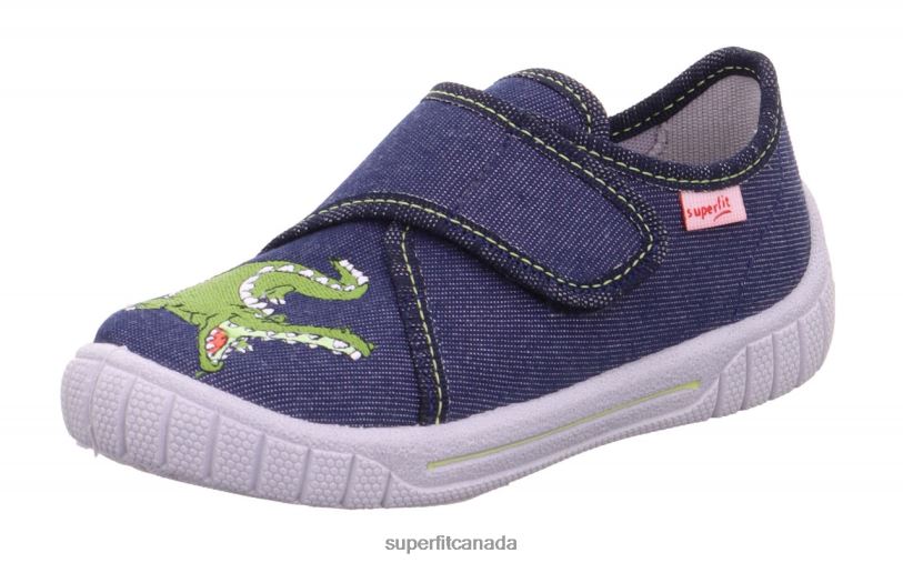 Superfit BILL - Slipper with Velcro Fastener Blue Slippers24FTT154