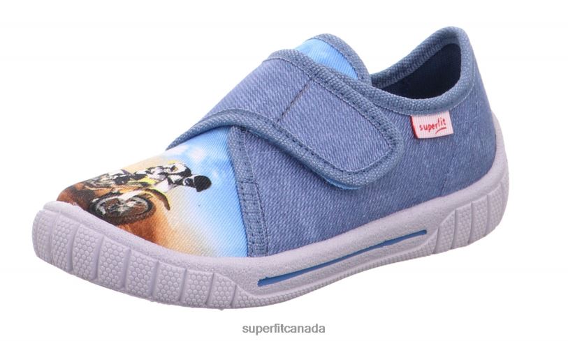 Superfit BILL - Slipper with Velcro Fastener Blue Slippers24FTT43