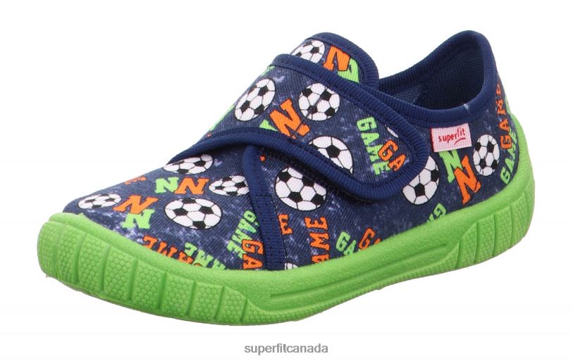 Superfit BILL - Slipper with Velcro Fastener Blue Slippers24FTT9