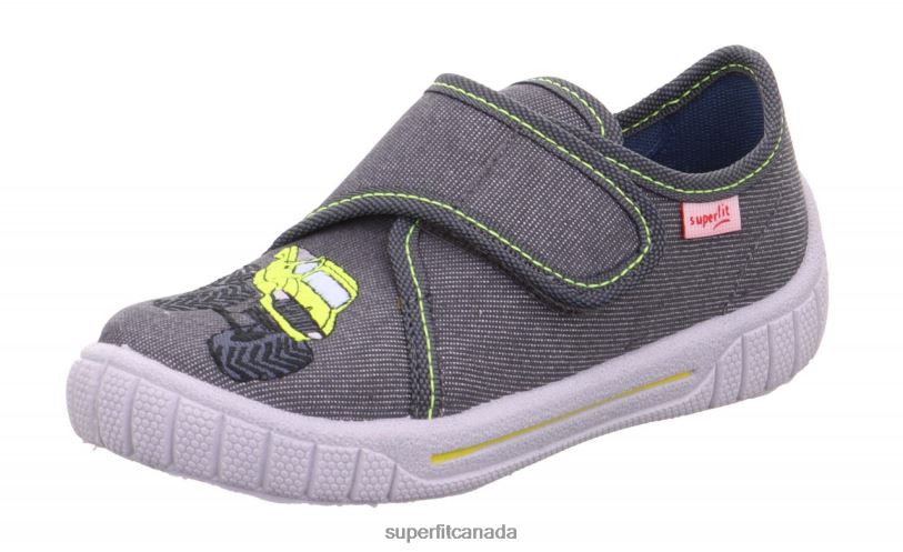 Superfit BILL - Slipper with Velcro Fastener Grey Slippers24FTT107