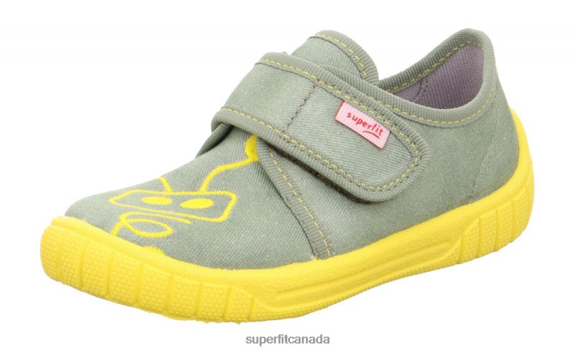 Superfit BILL - Slipper with Velcro Fastener Light Green Slippers24FTT99