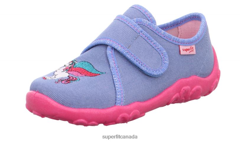 Superfit BONNY - Slipper with Velcro Fastener Blue/Pink Slippers24FTT38