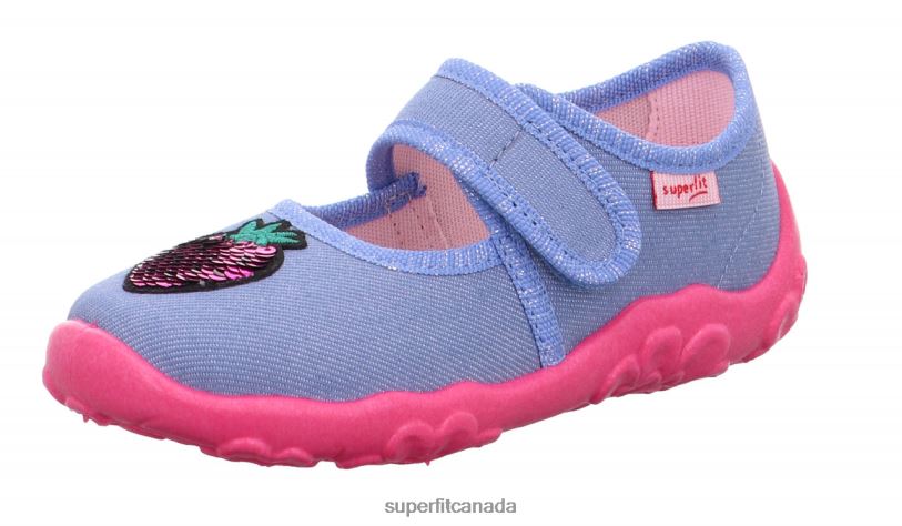Superfit BONNY - Slipper with Velcro Fastener Blue/Pink Slippers24FTT55