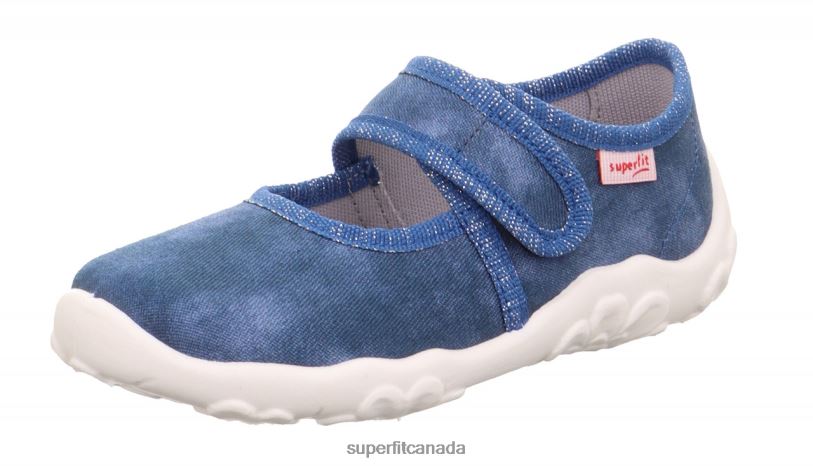 Superfit BONNY - Slipper with Velcro Fastener Blue Slippers24FTT11