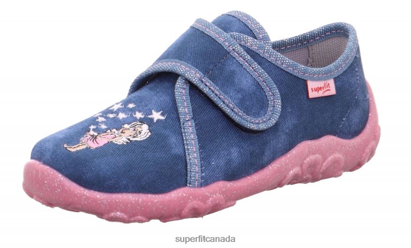 Superfit BONNY - Slipper with Velcro Fastener Blue Slippers24FTT133