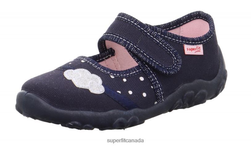 Superfit BONNY - Slipper with Velcro Fastener Blue Slippers24FTT94
