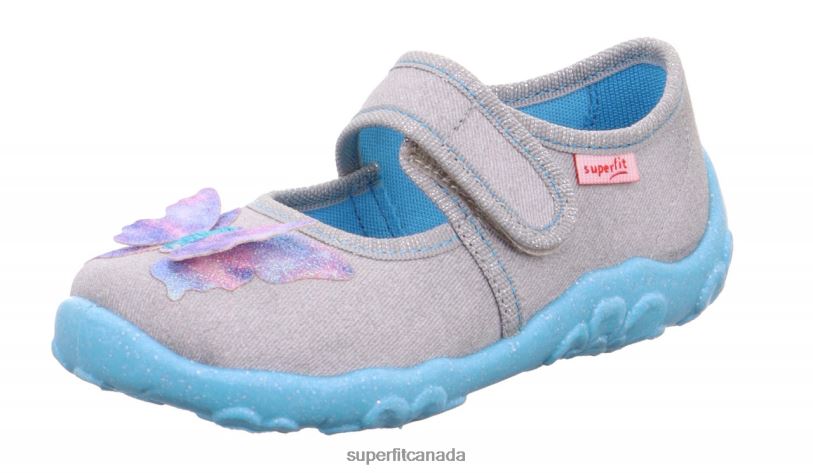 Superfit BONNY - Slipper with Velcro Fastener Grey Slippers24FTT119