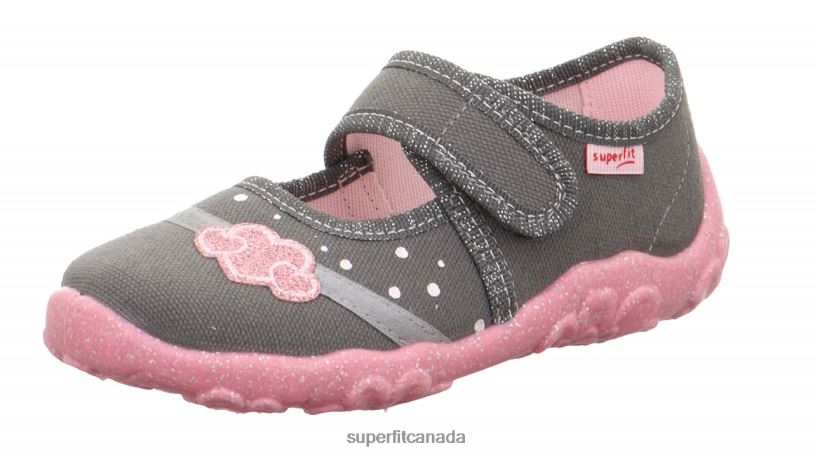 Superfit BONNY - Slipper with Velcro Fastener Grey Slippers24FTT61