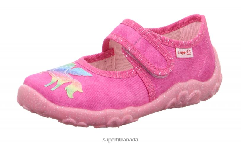 Superfit BONNY - Slipper with Velcro Fastener Pink/Multi Coloure Slippers24FTT40