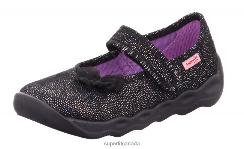 Superfit BUBBLE - Slipper with Velcro Fastener Black Slippers24FTT144