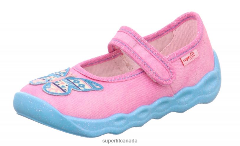Superfit BUBBLE - Slipper with Velcro Fastener Pink/Multi Coloure Slippers24FTT122