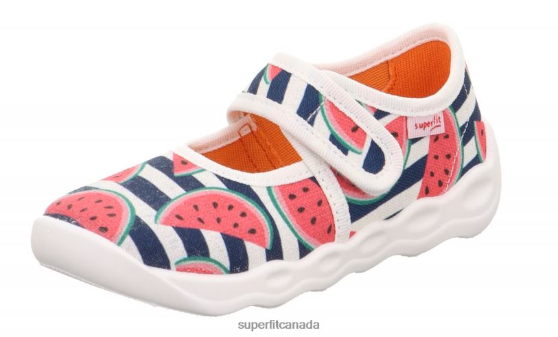 Superfit BUBBLE - Slipper with Velcro Fastener Pink/Multicoloured Slippers24FTT30