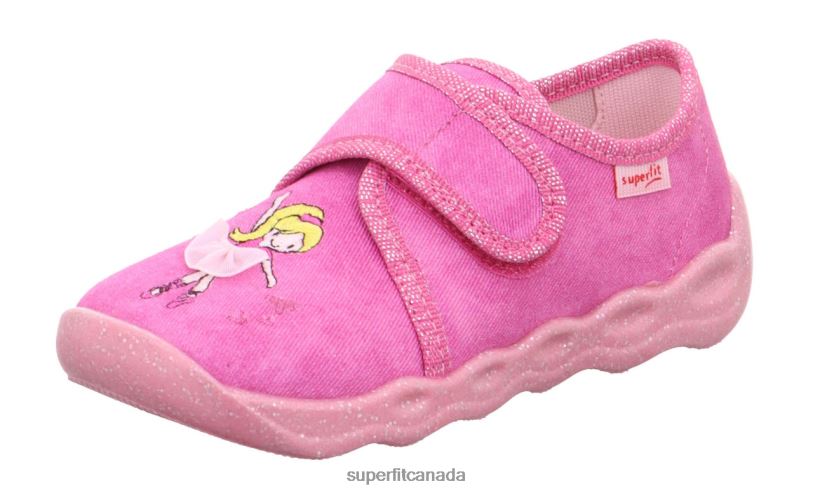 Superfit BUBBLE - Slipper with Velcro Fastener Pink Slippers24FTT102