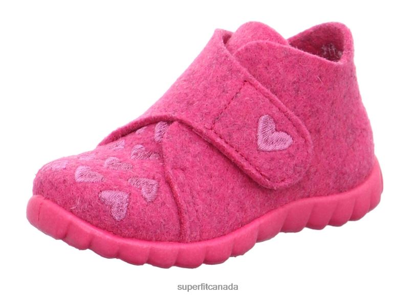 Superfit HAPPY - Slipper with Velcro Fastener Pink Slippers24FTT140