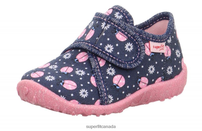 Superfit SPOTTY - Slipper with Velcro Fastener Blue/Multicoloured Slippers24FTT53