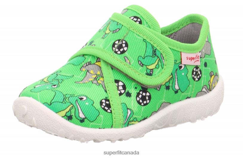 Superfit SPOTTY - Slipper with Velcro Fastener Green/Multicoloured Slippers24FTT65