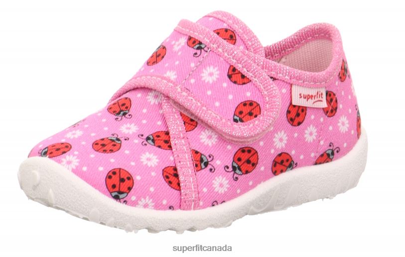 Superfit SPOTTY - Slipper with Velcro Fastener Pink/Multi Coloure Slippers24FTT24