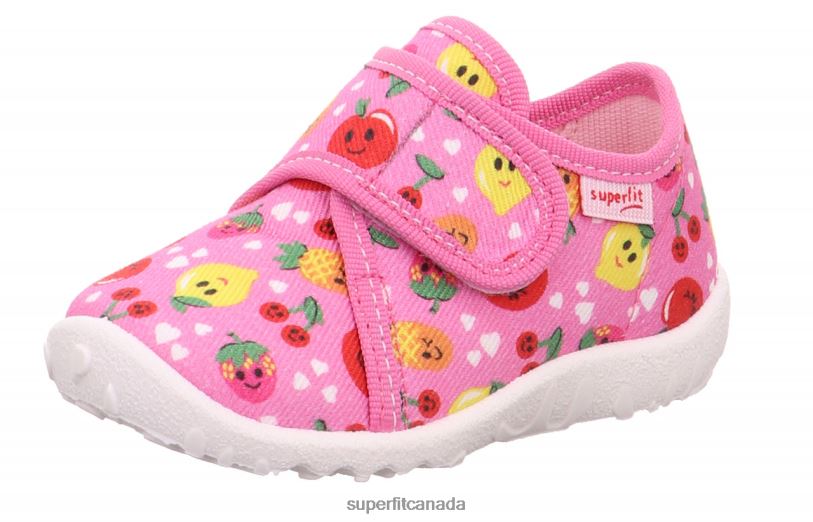 Superfit SPOTTY - Slipper with Velcro Fastener Pink/Multi Coloure Slippers24FTT74