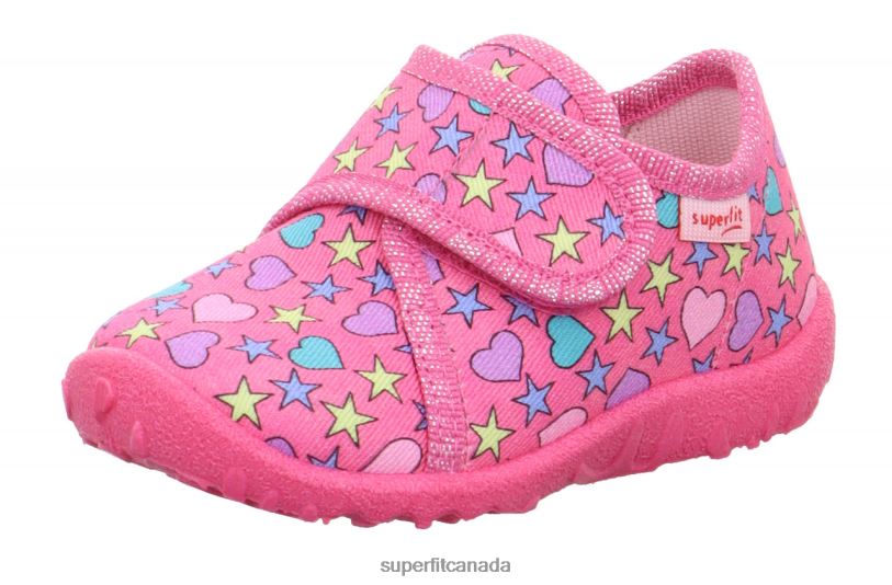 Superfit SPOTTY - Slipper with Velcro Fastener Pink Slippers24FTT151