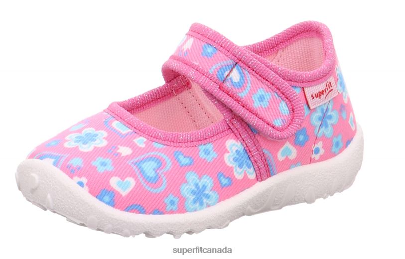 Superfit SPOTTY - Slipper with Velcro Fastener Pink/Turquoise Slippers24FTT68