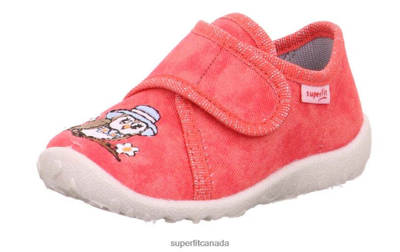 Superfit SPOTTY - Slipper with Velcro Fastener Red Slippers24FTT143