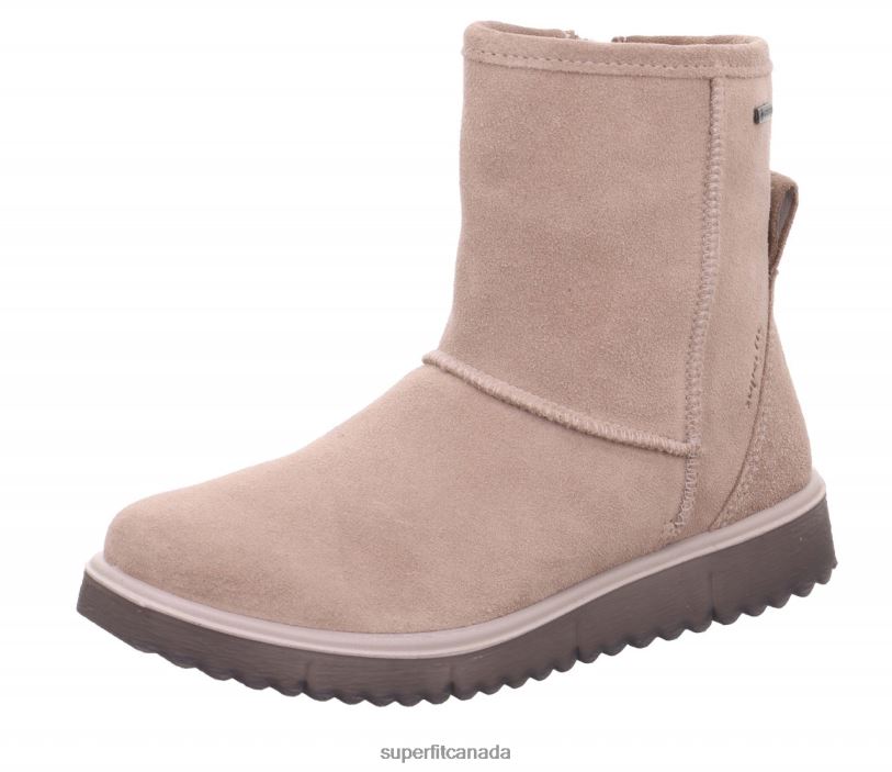 Superfit LORA - Boot with Zip Beige Boots24FTT911