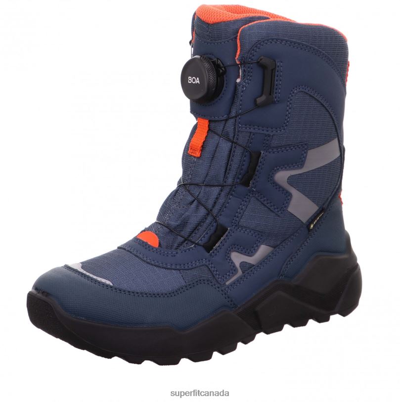 Superfit ROCKET - Boot with BOA Fit System Blue/Orange Boots24FTT919