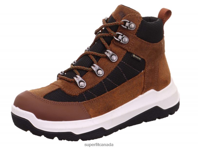 Superfit SPACE - Boot with Lacing Brown/Black Boots24FTT917