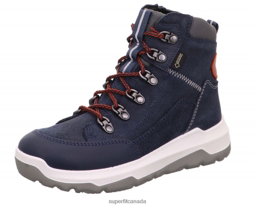 Superfit SPACE - Boot with Zip Blue/Orange Boots24FTT915