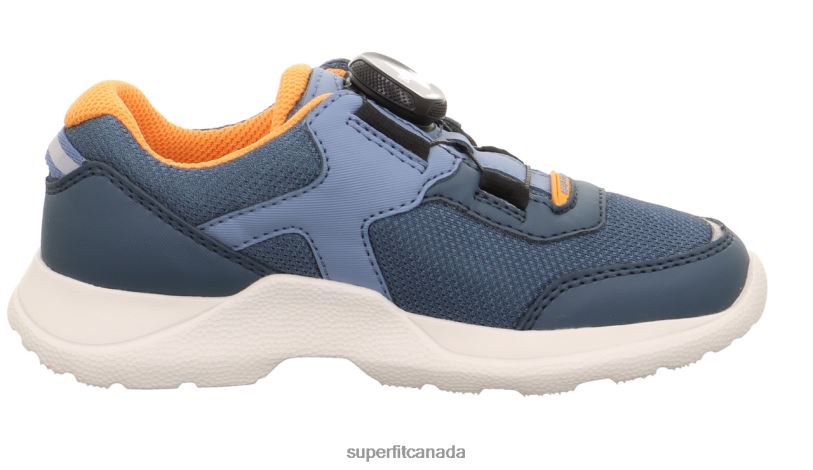 Superfit RUSH - Sneakers low with BOA Fit System Blue/Orange Sneakers24FTT530