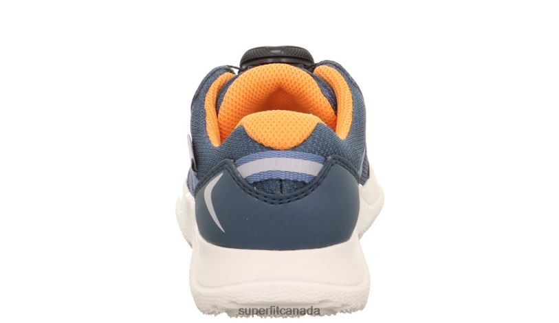 Superfit RUSH - Sneakers low with BOA Fit System Blue/Orange Sneakers24FTT530