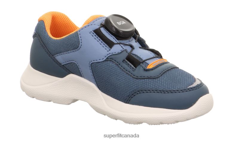 Superfit RUSH - Sneakers low with BOA Fit System Blue/Orange Sneakers24FTT530