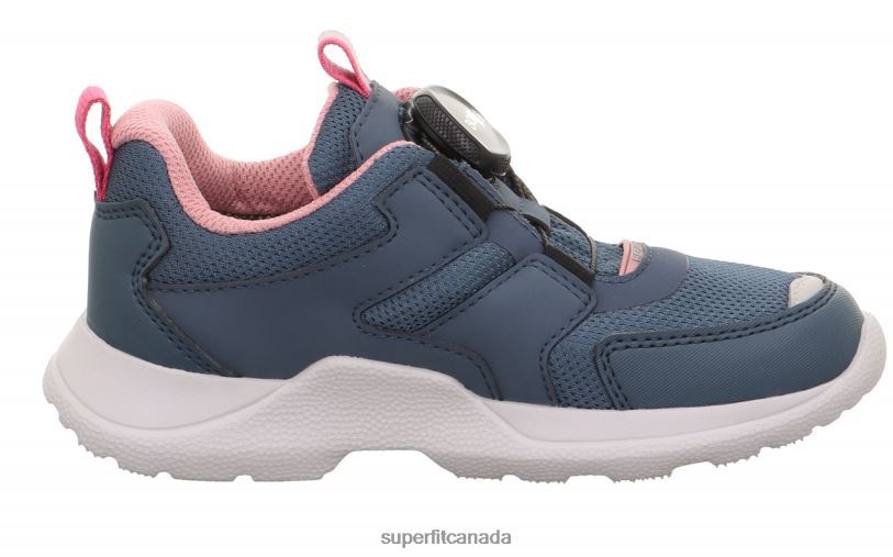 Superfit RUSH - Sneakers low with BOA Fit System Blue/Pink Sneakers24FTT532