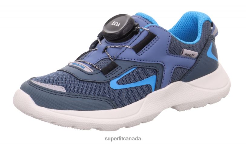 Superfit RUSH - Sneakers low with BOA Fit System Blue/Turquoise Sneakers24FTT526