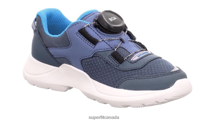 Superfit RUSH - Sneakers low with BOA Fit System Blue/Turquoise Sneakers24FTT526