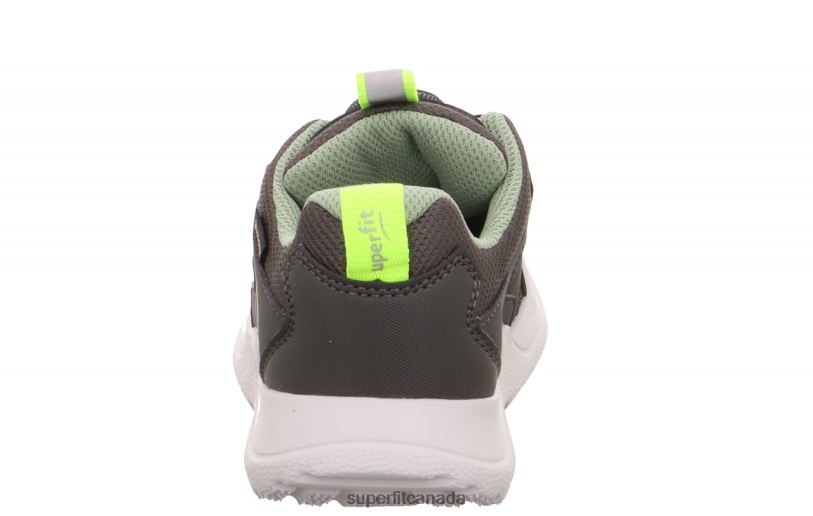 Superfit RUSH - Sneakers low with BOA Fit System Grey/Light Green Sneakers24FTT529