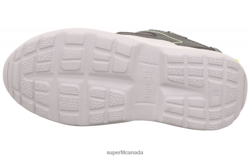 Superfit RUSH - Sneakers low with BOA Fit System Grey/Light Green Sneakers24FTT529