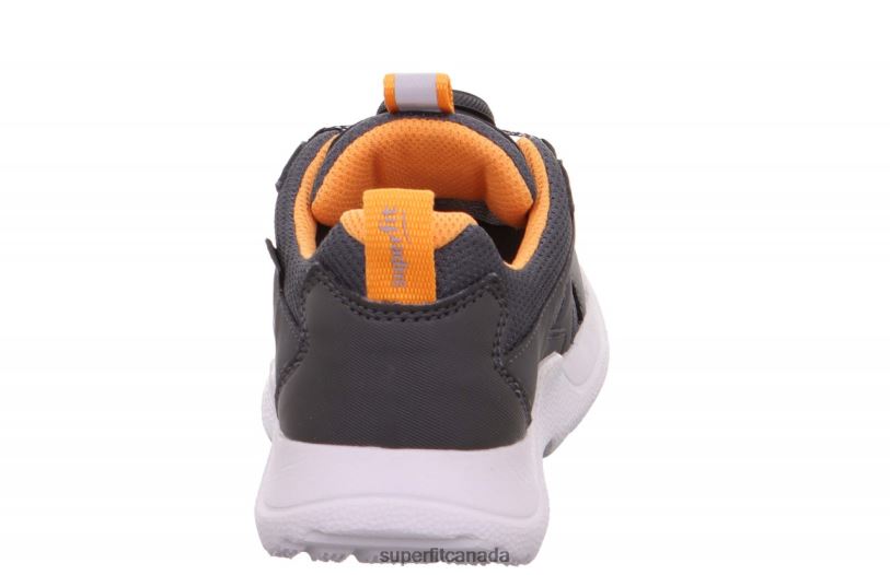 Superfit RUSH - Sneakers low with BOA Fit System Grey/Orange Sneakers24FTT536