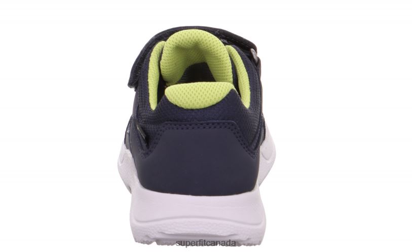 Superfit RUSH - Sneakers low with Velcro Fastener Blue/Light Green Sneakers24FTT524