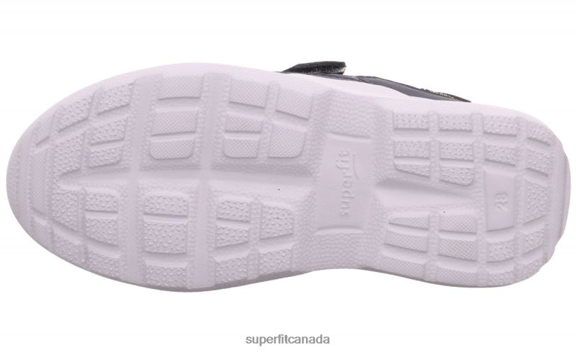 Superfit RUSH - Sneakers low with Velcro Fastener Blue/Light Green Sneakers24FTT524