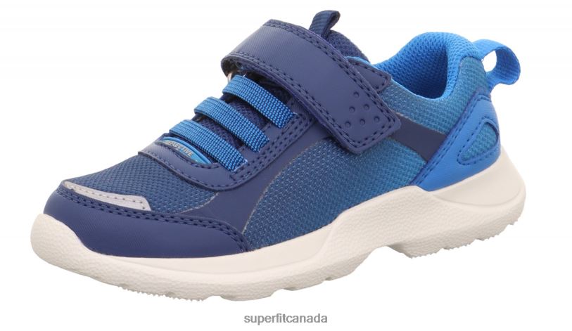 Superfit RUSH - Sneakers low with Velcro Fastener Blue Sneakers24FTT523