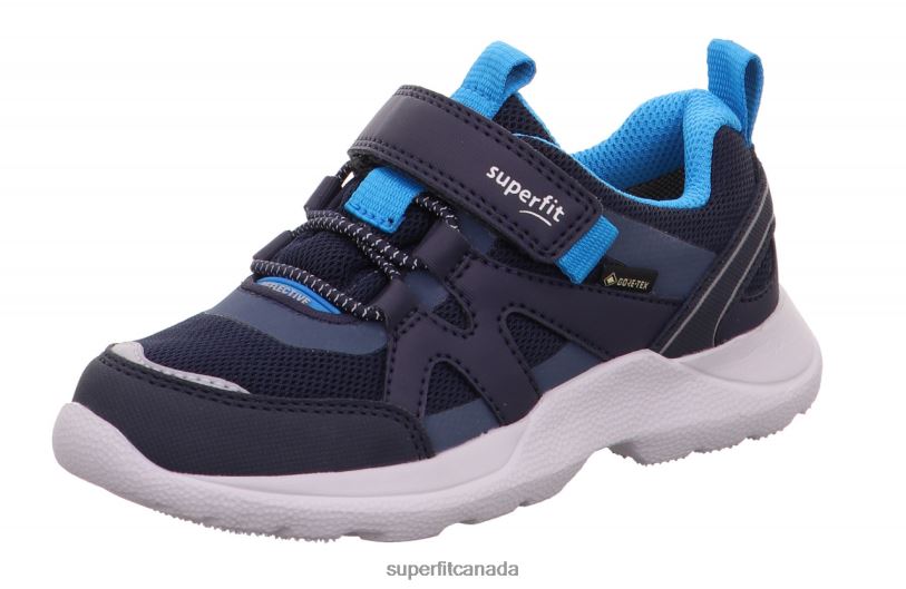 Superfit RUSH - Sneakers low with Velcro Fastener Blue/Turquoise Sneakers24FTT535