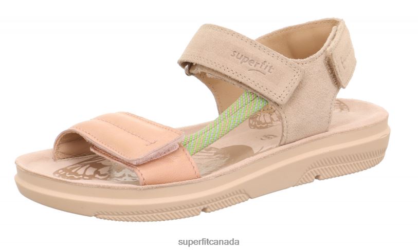 Superfit PALOMA - Sandal with Velcro Fastener Beige Summer Shoes24FTT874